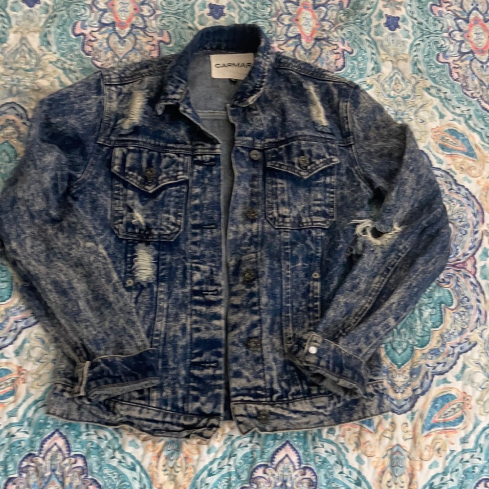 LF CARMAR STONE WASHED DEMIN JEAN JACKET XS